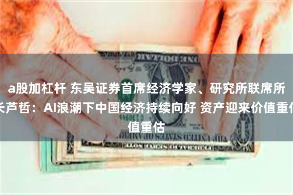 a股加杠杆 东吴证券首席经济学家、研究所联席所长芦哲：AI浪潮下中国经济持续向好 资产迎来价值重估