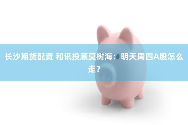 长沙期货配资 和讯投顾莫树海：明天周四A股怎么走？