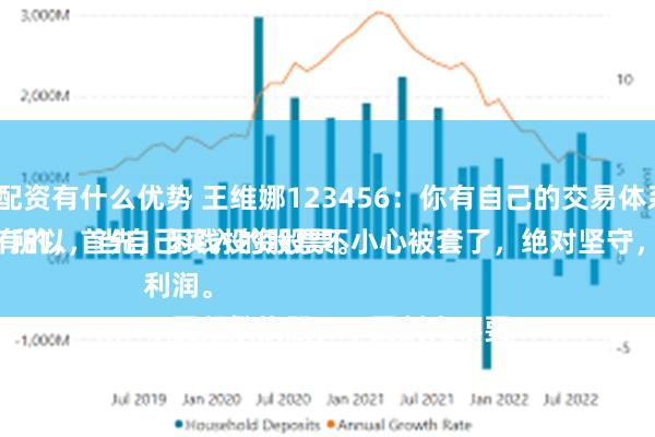 股票配资有什么优势 王维娜123456:你有自己的交易体系吗?
必须有的,首先,闲钱投资股票。
五年十年不用的闲钱投资股票,所以,当自己买入的股票不小心被套了,绝对坚守,不管坚持多久,直到带来利润。
不要频繁换股,不要割肉不要