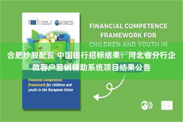 合肥炒股配资 中国银行招标结果：河北省分行企微客户营销辅助系统项目结果公告
